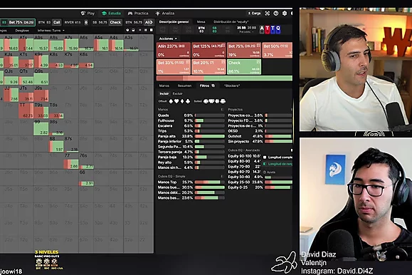 MentoPoker: Análisis de manos de NL600 junto a David 'ValentjNN' Díaz