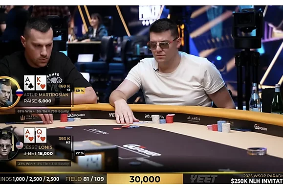 Ejercicio: Descubre el error del profesional en el torneo de $250,000