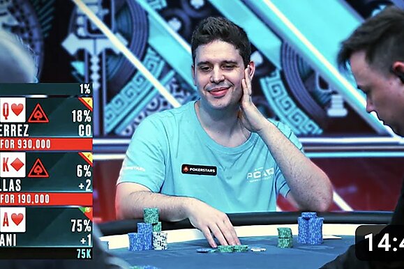 Zeros: ¡Triple all-in para ganar el torneo en el PCA Bahamas!