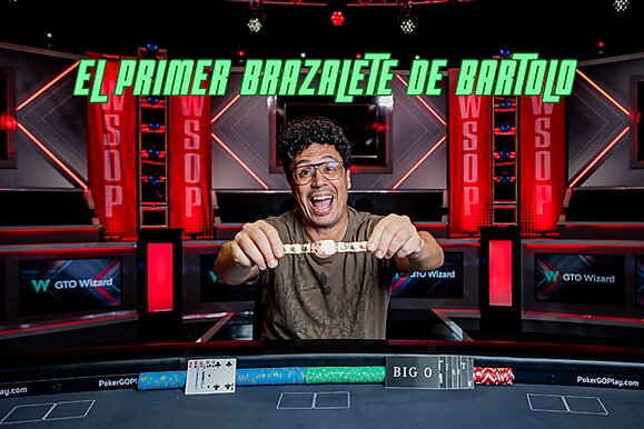 Julio “Bartolo” Belluscio ganó su primer brazalete de la World Series of Poker
