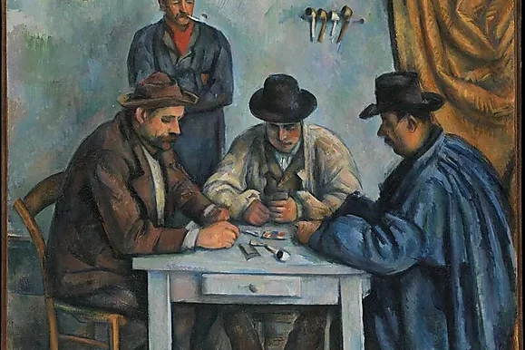 Todo lo que necesitas saber sobre la serie de cuadros “Jugadores de cartas”