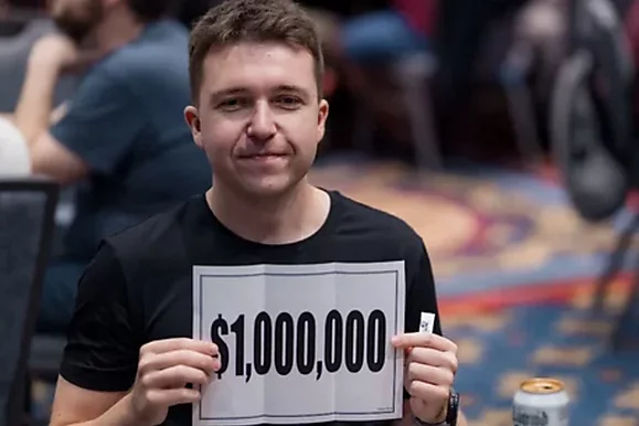 WSOP 2024: Valentin Shabelnik sacó un millón y corrió a defender la ciega grande