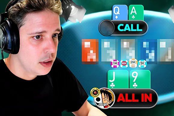 Zeros: ¡Voy all-in con J9 de tréboles en mesa final!