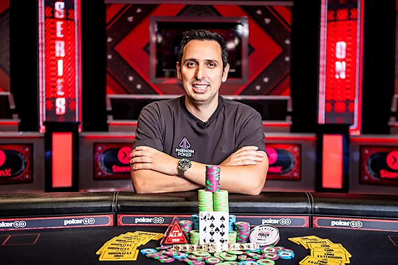 Sergio Aido ganó su primer brazalete y obtuvo su mejor resultado en vivo