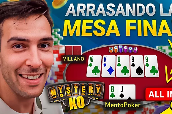 Mentopoker: Destrozo esta mesa final de un €250 Mystery KO