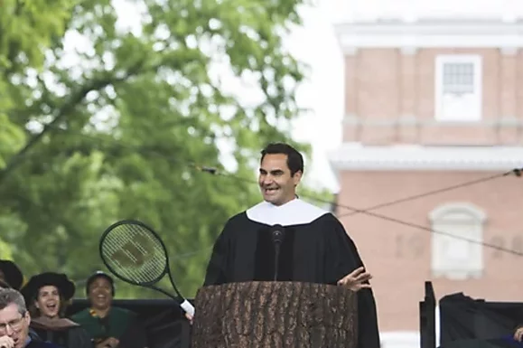 "Aprende a perder": El discurso de Roger Federer ante los graduados de Dartmouth College