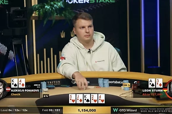 Lo mejor de lo mejor: Leon Sturm y Alexey Ponakovs analizaron su propia mano
