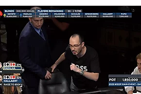 WSOP Main Event, Día 7: Hallert lidera, Margets brilla y Kassouf cae tras un ataque de nervios