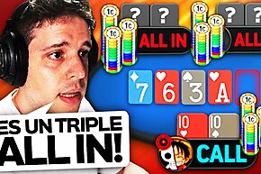 Zeros: Cazo a dos rivales con TT en un triple all-in