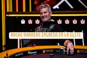 Nacho Barbero ya es parte de la Élite de los mejores jugadores de torneos en vivo