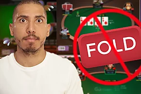 ¿Qué pasa si le quitan el botón de "fold" a un brasileño?