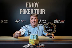 Chris Moneymaker confirma su gran momento ganando el Main Event del Enjoy Poker Tour en Uruguay